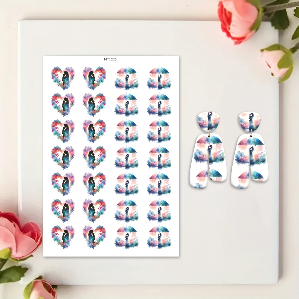 20pcs/set Heart Mother's Day P - مراجعة The Jewelry & Watches وسعره