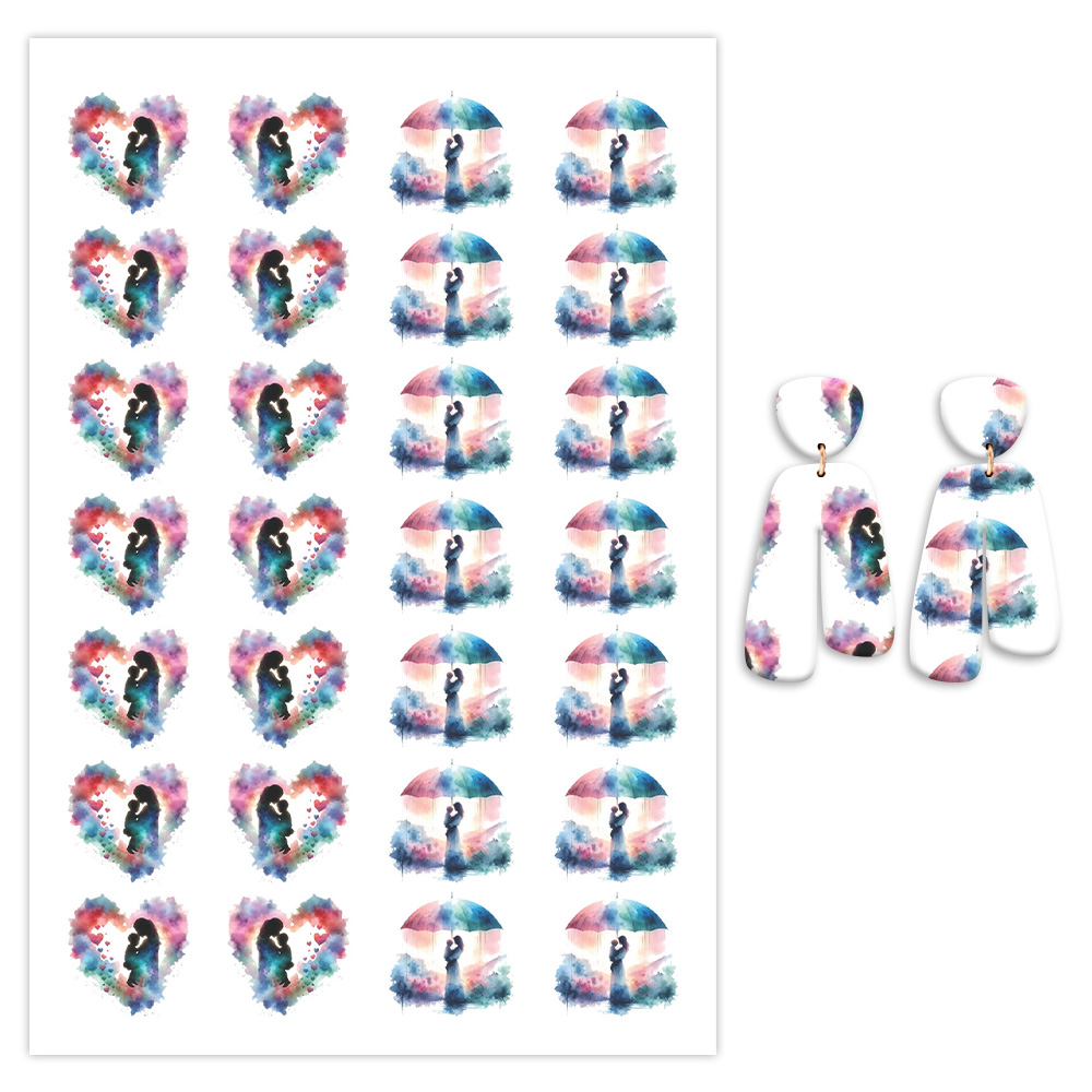 20pcs/set Heart Mother's Day P - مراجعة The Jewelry & Watches وسعره