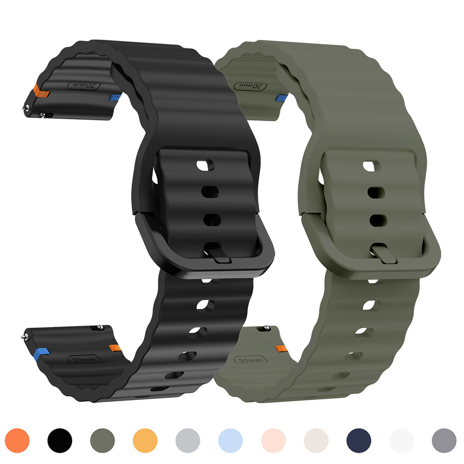 22mm Silicone Wriststrap For X - مراجعة A1 Watches & Jewelry New York Photos وسعره