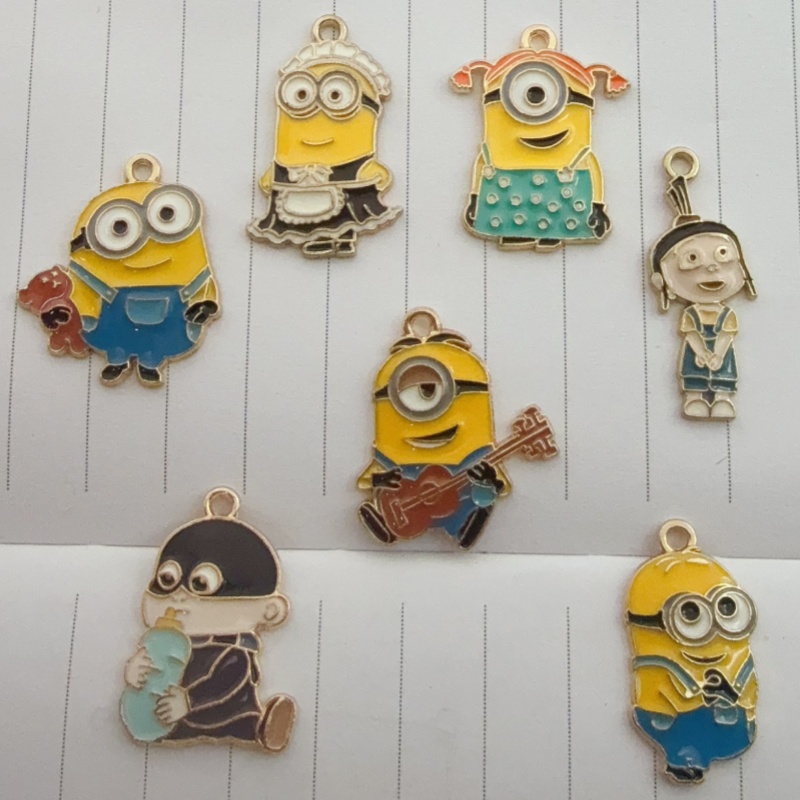 10pcs alloy drip oil cartoon p - مراجعة The Jewelry & Watches وسعره