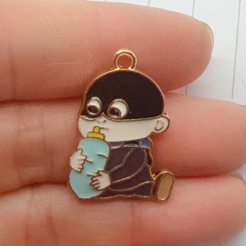10pcs alloy drip oil cartoon p - مراجعة The Jewelry & Watches وسعره