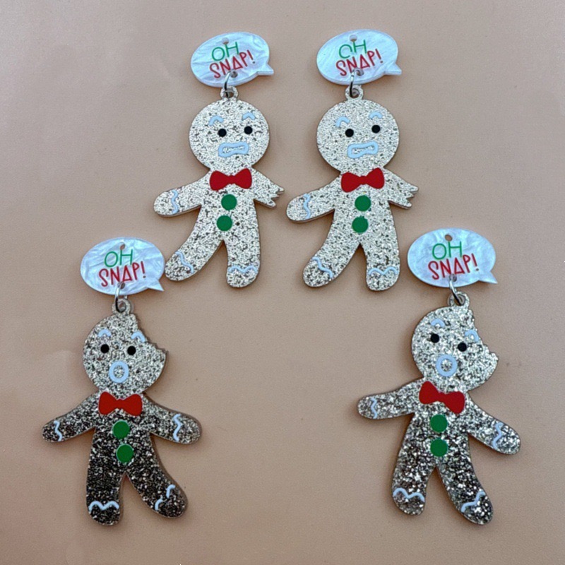 10pcs Cute Christmas Gingerbre - مراجعة The Jewelry & Watches وسعره