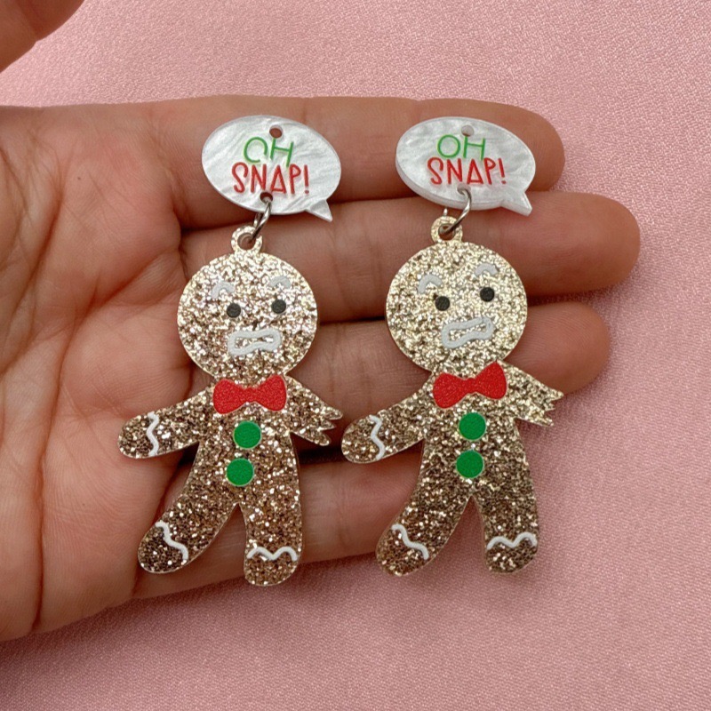 10pcs Cute Christmas Gingerbre - مراجعة The Jewelry & Watches وسعره