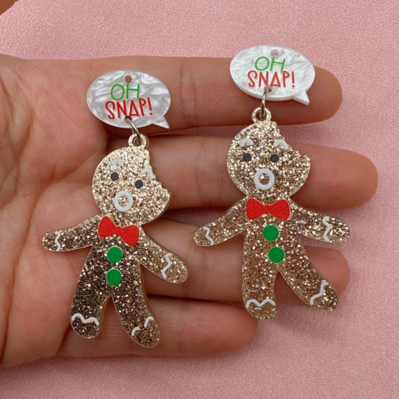 10pcs Cute Christmas Gingerbre - مراجعة The Jewelry & Watches وسعره