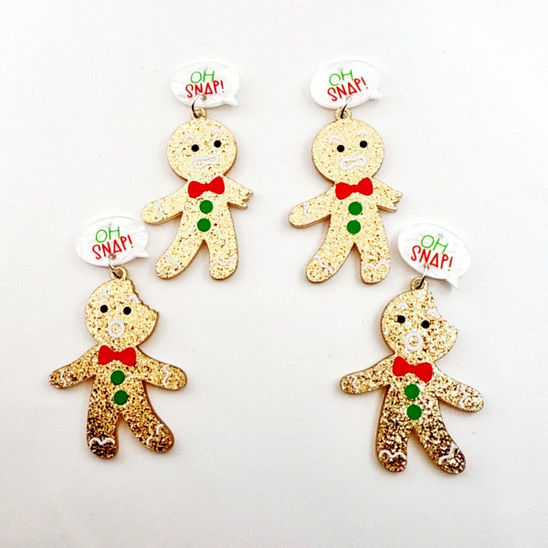 10pcs Cute Christmas Gingerbre - مراجعة The Jewelry & Watches وسعره