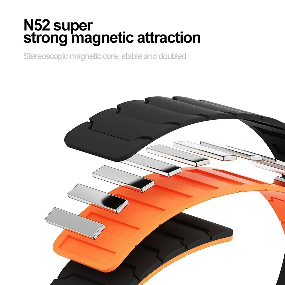 22mm Sport Magnetic Silicone B - مراجعة A1 Watches & Jewelry New York Photos وسعره