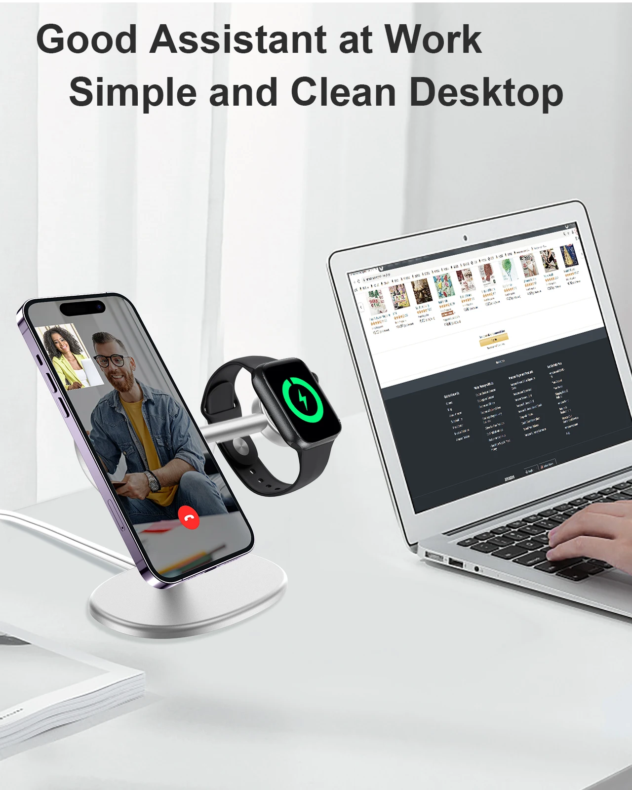 EWA 2-in-1 Desktop Phone Stand - مراجعة Watches & Jewelry Repair Center New York Reviews وسعره