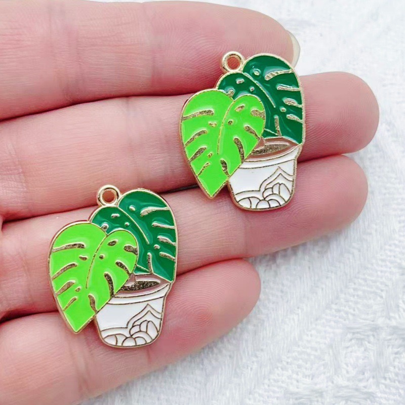 10pcs Cactus Plant Oil Drop Al - مراجعة The Jewelry & Watches وسعره