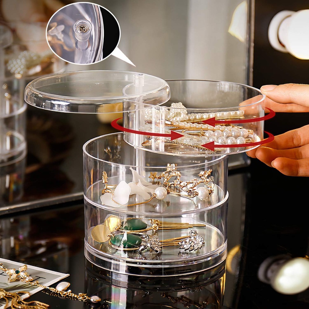 360 Rotating Jewelry Organizer - مراجعة The Jewelry & Watches وسعره