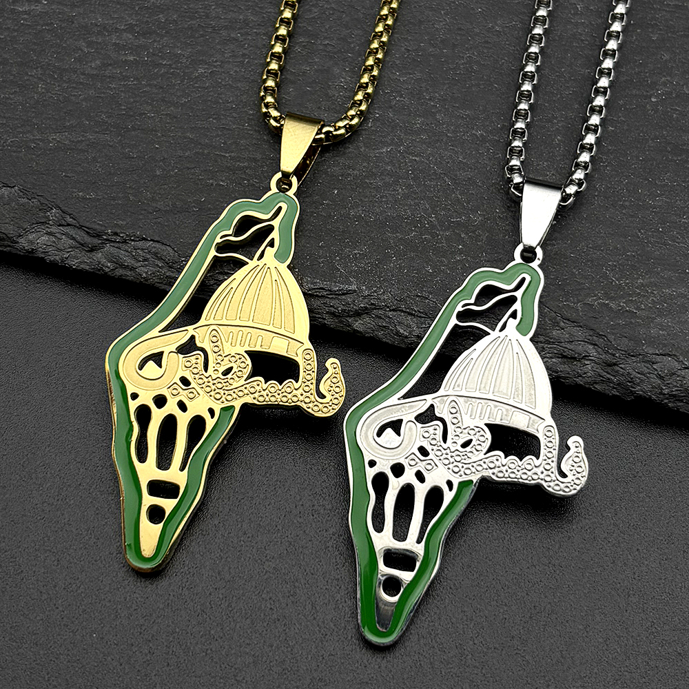 Arabic Islamic Palestine Map A - مراجعة Al Ain Jewelry & Watches Exhibition 2025 وسعره