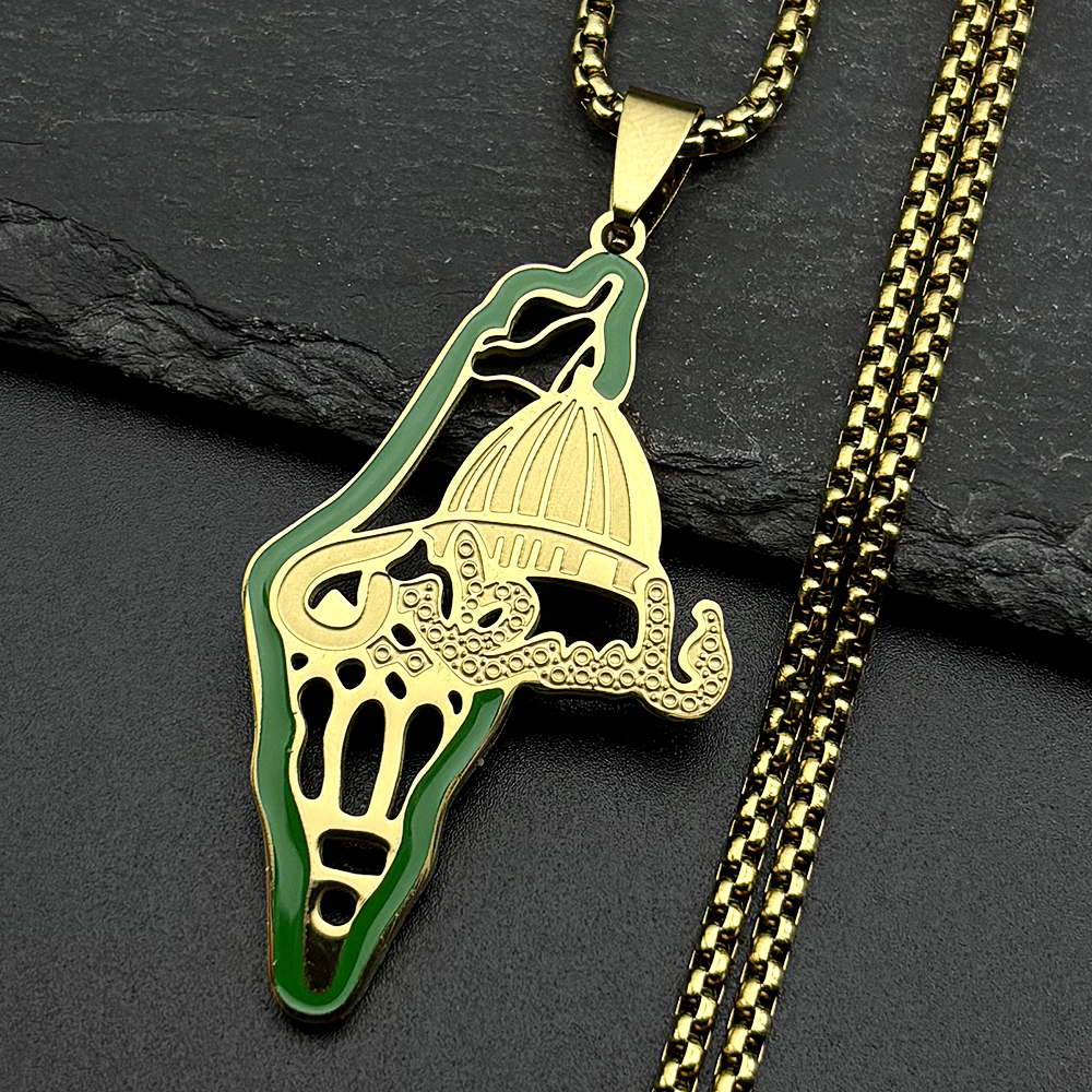 Arabic Islamic Palestine Map A - مراجعة Al Ain Jewelry & Watches Exhibition 2025 وسعره
