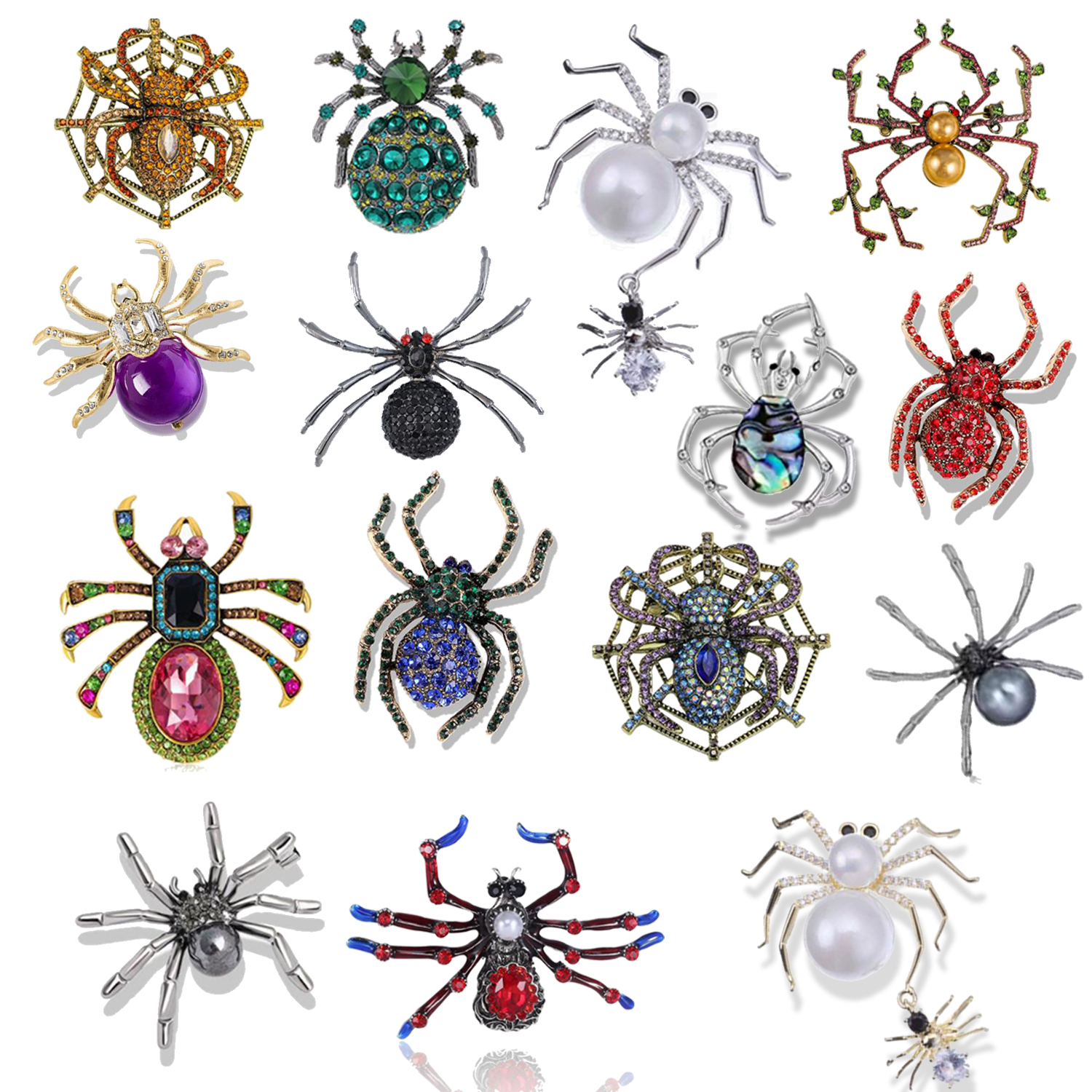 Hot Punk Exaggerated Spider Br - مراجعة Al Ain Jewelry & Watches Exhibition 2025 وسعره